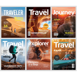  تصميم المجلات والكتيبات والبروشورات للشركات السياحية