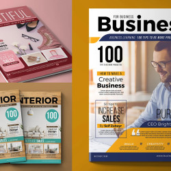 Catalog, Brochure, and Product Magazine Design (Clothing – Electrical Appliances – Medical Products)