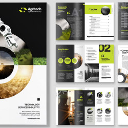  تصميم البروفايل والكاتلوك والتقرير السنوي