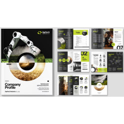  تصميم البروفايل والكاتلوك والتقرير السنوي