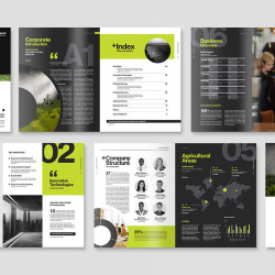  تصميم البروفايل والكاتلوك والتقرير السنوي