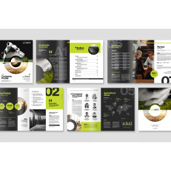  تصميم البروفايل والكاتلوك والتقرير السنوي