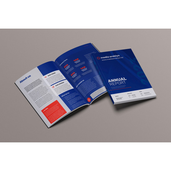 تصميم بروفايل وكاتلوك وAnnual Report ومجلات | A4