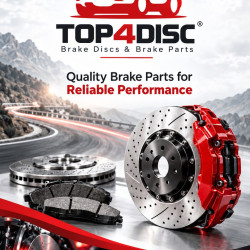 من أعمالنا تصميم بروفايل وكتالوك Top4Disc لقطع غيار السيارات
