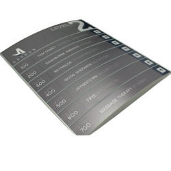 Premium aluminum curved directional signs, building guide, floor index, customizable signs