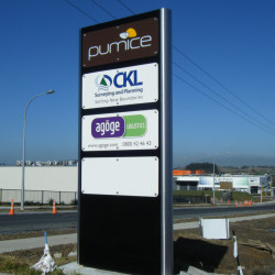 Vertical outdoor advertising signs, LED advertising signs, and billboards for car dealerships and businesses