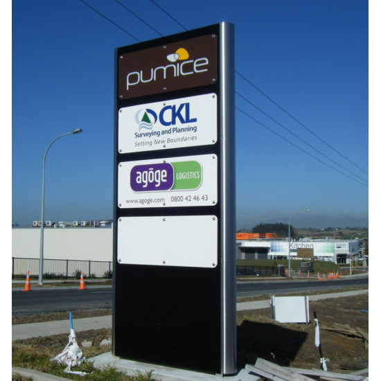 Vertical outdoor advertising signs, LED advertising signs, and billboards for car dealerships and businesses