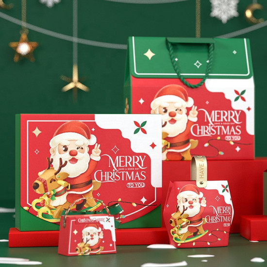 Design and preparation of gift boxes and products from cardboard with logo