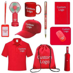 A luxury promotional gift set with a custom logo, ideal for customer appreciation 