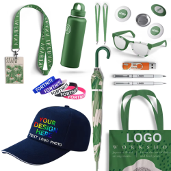 Corporate gift sets with custom logos, promotional gifts, and gifts for business events 