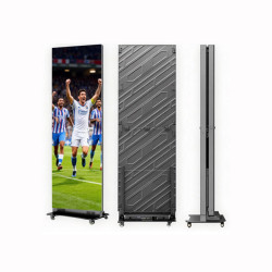 Large 55-inch waterproof outdoor LED display screen for displaying text and advertisements for shops
