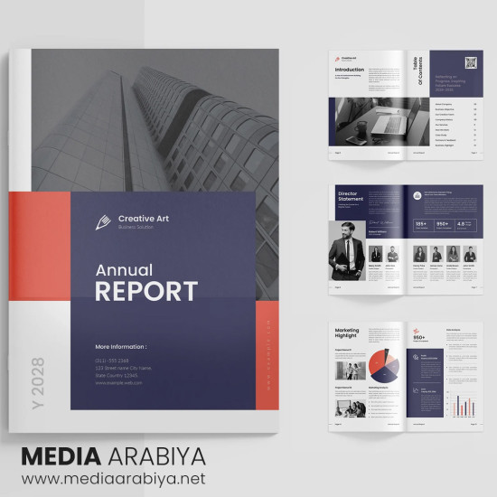 Designing profiles, catalogs, and annual reports for companies and universities in Arabic, English, and Kurdish