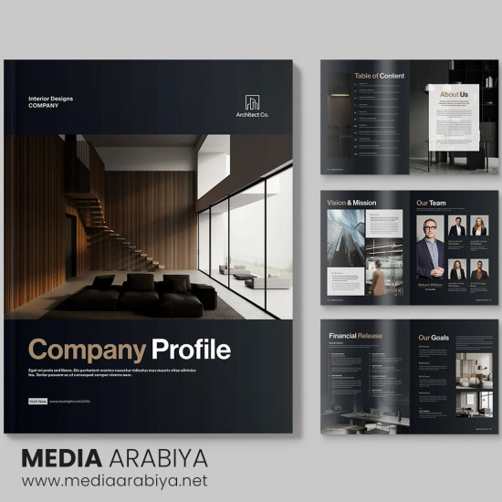 Designing profiles, catalogs, and annual reports for companies and universities in Arabic, English, and Kurdish