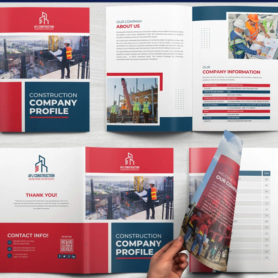 تصميم البروفايل والكاتلوك والتقرير السنوي للشركات والجامعات باللغة العربية والانكليزية والكوردية