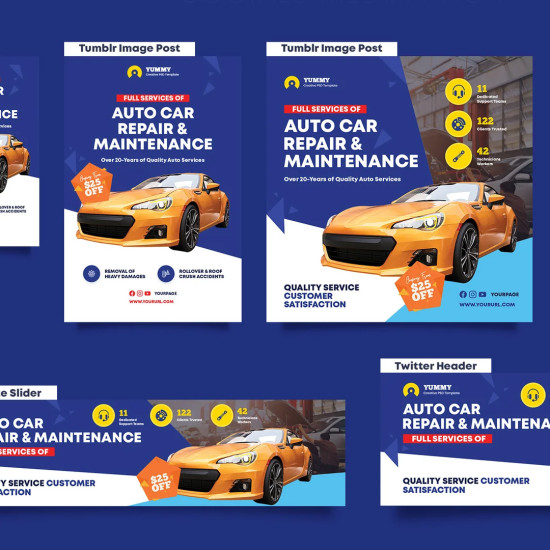 تصميم جميع بوستات وتصاميم السوشيال ميديا باللغة العربية والانكليزية والكوردية