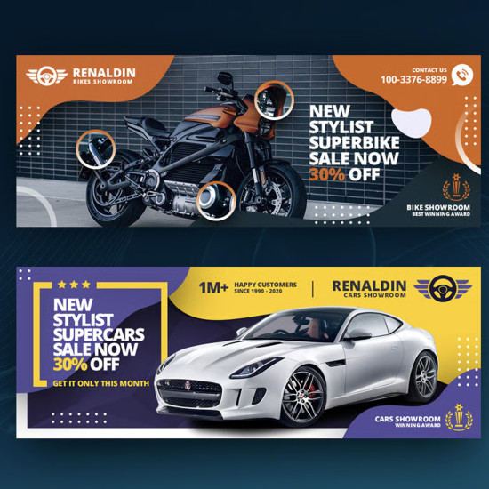 تصميم جميع بوستات وتصاميم السوشيال ميديا باللغة العربية والانكليزية والكوردية