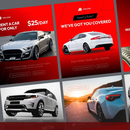 تصميم جميع بوستات وتصاميم السوشيال ميديا باللغة العربية والانكليزية والكوردية