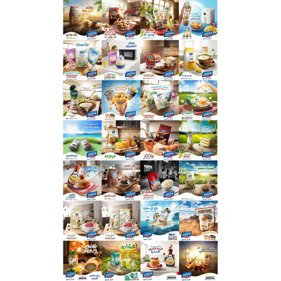 تصميم بوستات السوشيال ميديا باللغة العربية والانكليزية والكوردية