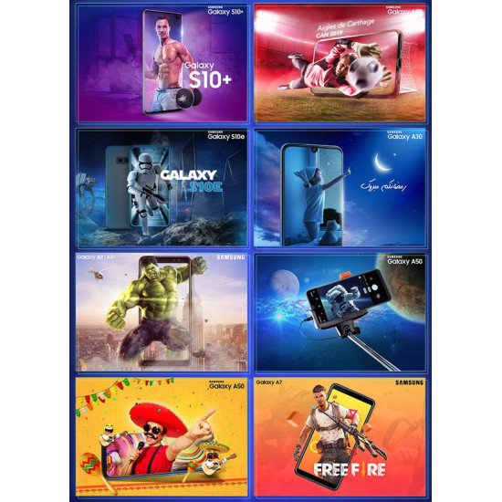 تصميم بوستات السوشيال ميديا باللغة العربية والانكليزية والكوردية