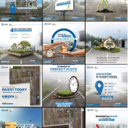 تصميم بوستات السوشيال ميديا باللغة العربية والانكليزية والكوردية