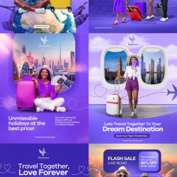 تصميم بوستات السوشيال ميديا باللغة العربية والانكليزية والكوردية