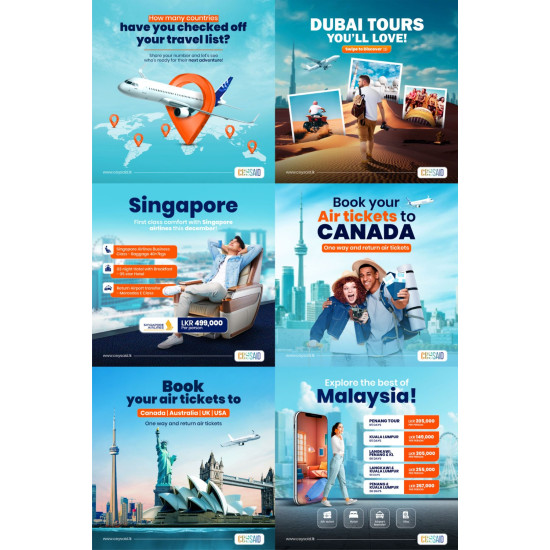 تصميم بوستات السوشيال ميديا باللغة العربية والانكليزية والكوردية