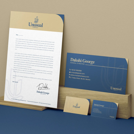 Visual identity design and all corporate supplies in Arabic, English, and Kurdish