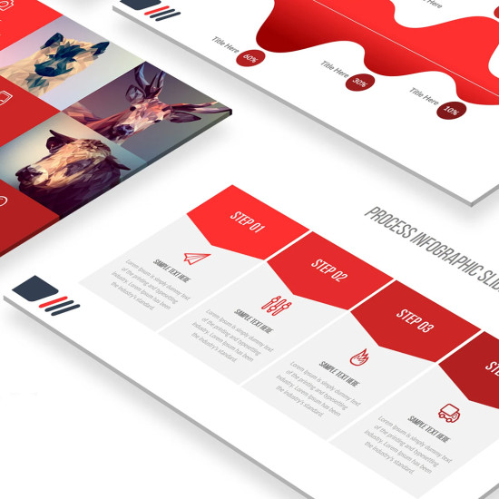 تصميم العروض التقديمية البرزنتيشن باللغة العربية والانكليزية