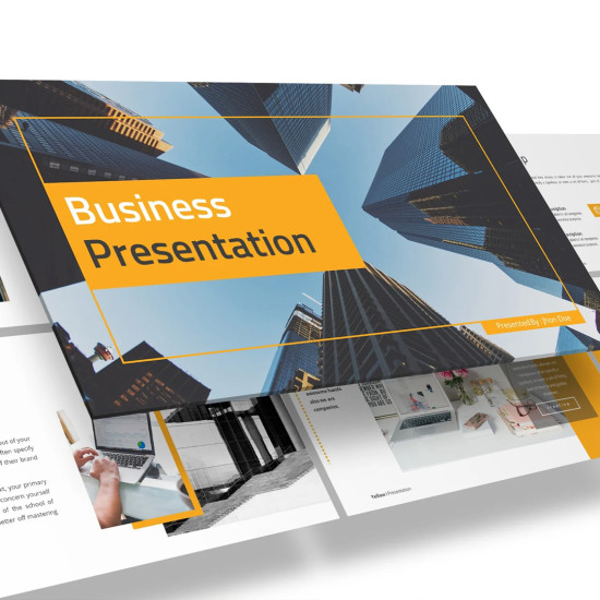 Presentation design in Arabic and English