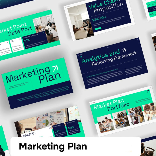 Presentation design in Arabic and English