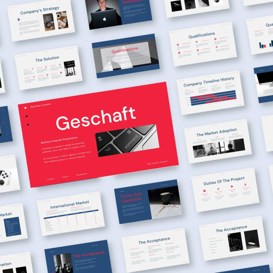 تصميم العروض التقديمية البرزنتيشن باللغة العربية والانكليزية