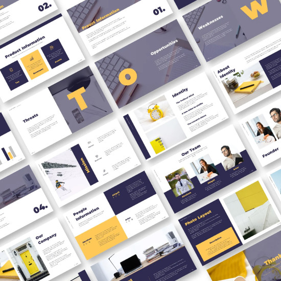 Presentation design in Arabic and English