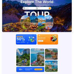 تصميم مواقع شركات السفر والسياحة والطيران | Travel & Tourism Services