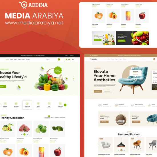 تصميم المواقع الالكترونية و المتاجر الالكترونية و المنصات التعليمية باللغة العربية والانكليزية والكوردية